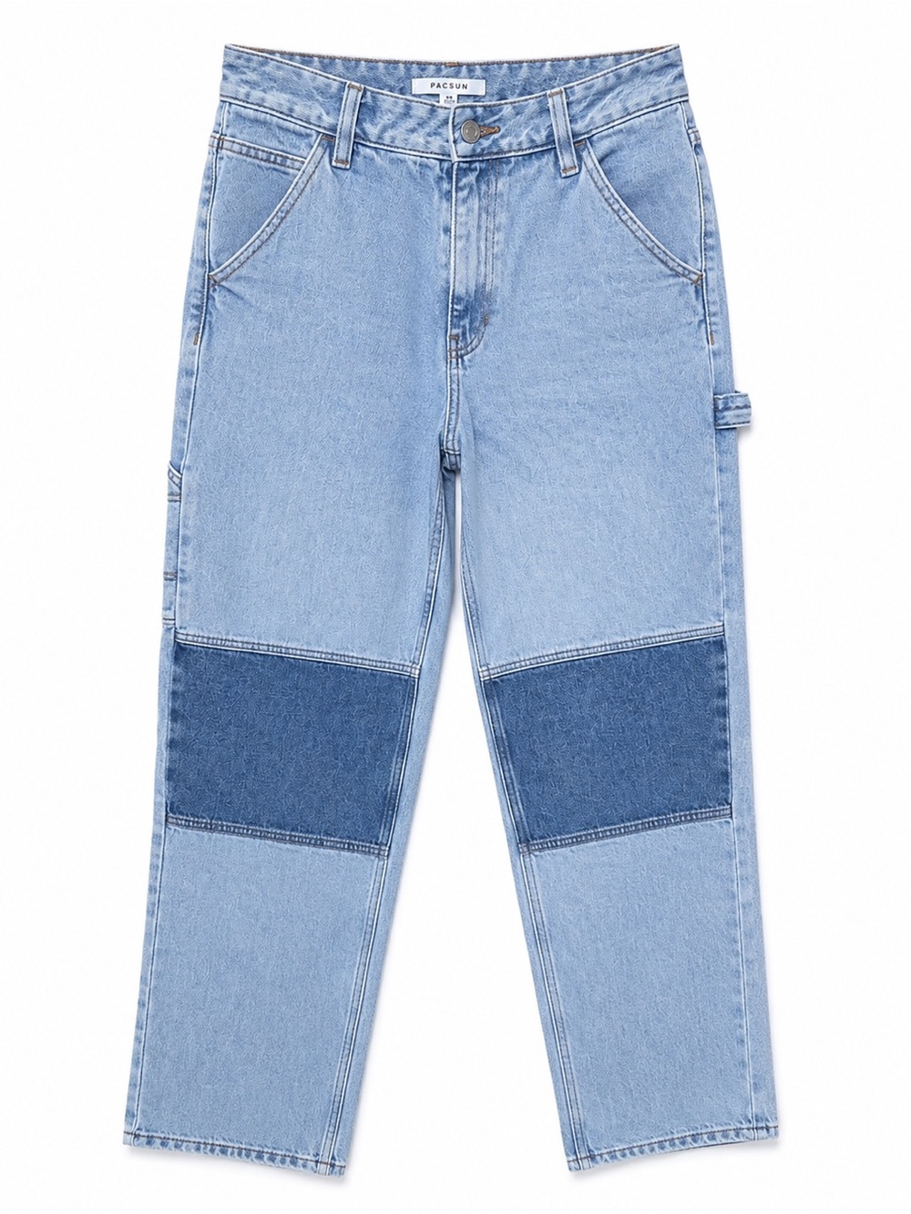 Pacsun high rise size 26 color block carpenter cargo style jeans. EUC